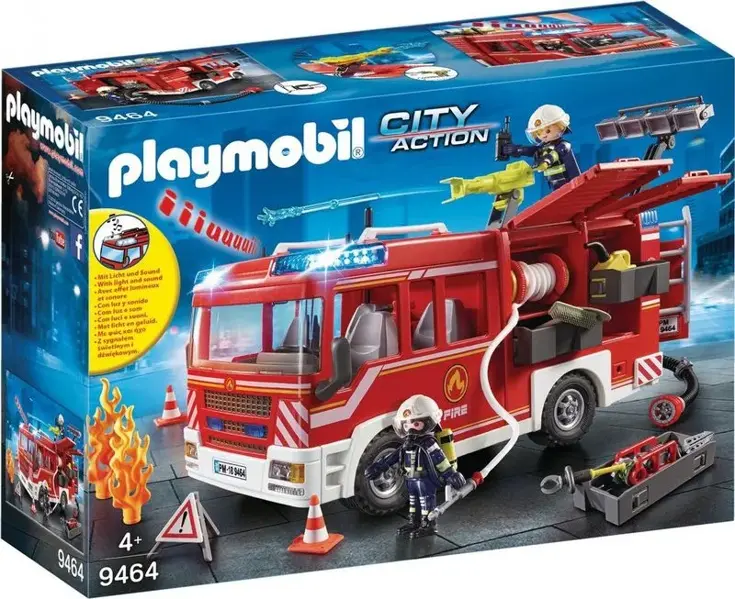 PLAYMOBIL® City Action Brandweer pompwagen 9464