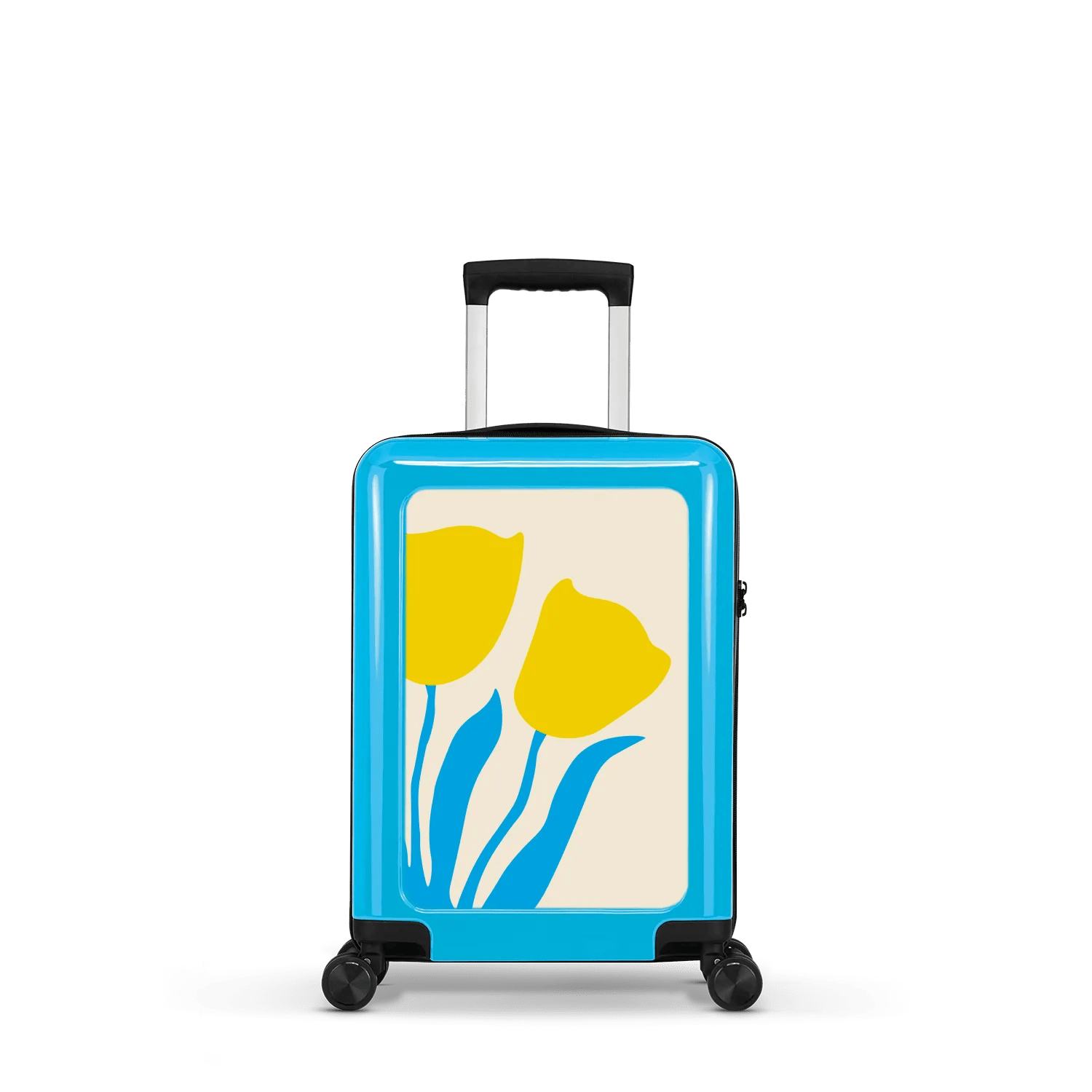 Bhppy  Tulip  Handbagage Koffer  54cm  Lichtblauw