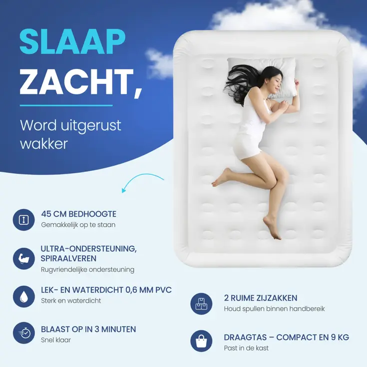 FLOAT Tweepersoons luchtbed - VersaVento