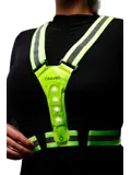 Craved Hardloopvest LED - Oplaadbaar - Geel