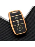 TPU Sleutelhoesje voor Kia goud A3