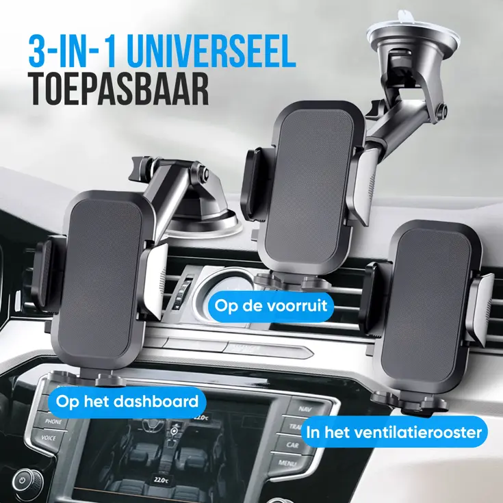 Telefoonhouder Auto - 360° Draaibaar