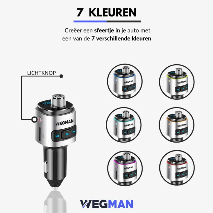 Wegman Bluetooth FM Transmitter - Carkit