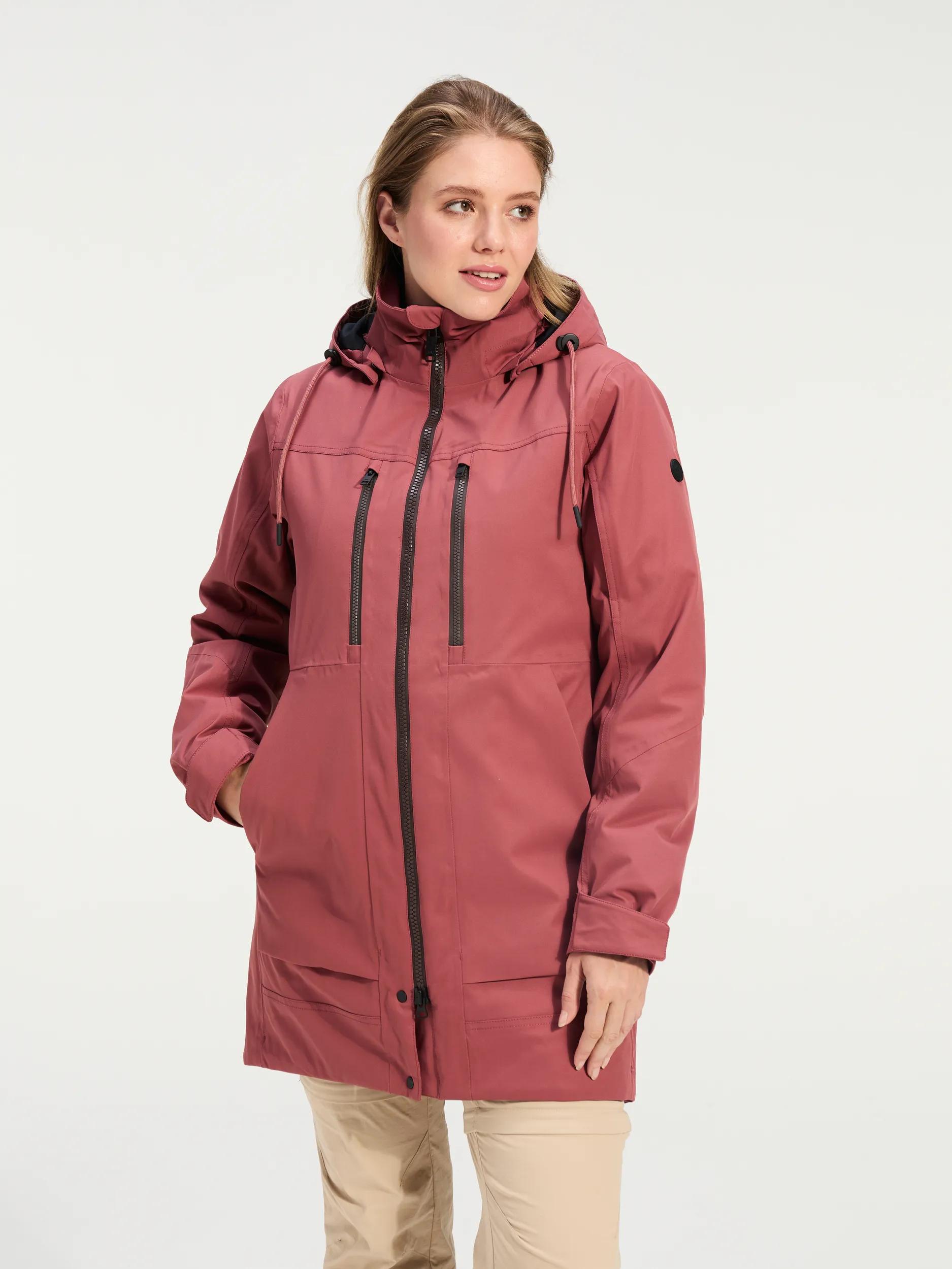 ANWB  Natile  Parka dames  Human Nature  Lichtbordeax   4XL