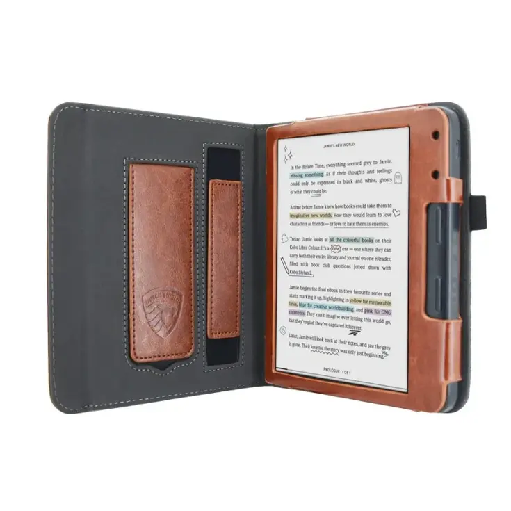 Ereader Hoesje - Luxe strap Case Kobo Libra Colour