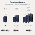 TRVLMORE Handbagage Koffer - 38L