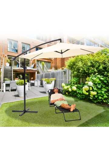 Zweefparasol - 300CM - Incl. Kruisvoet