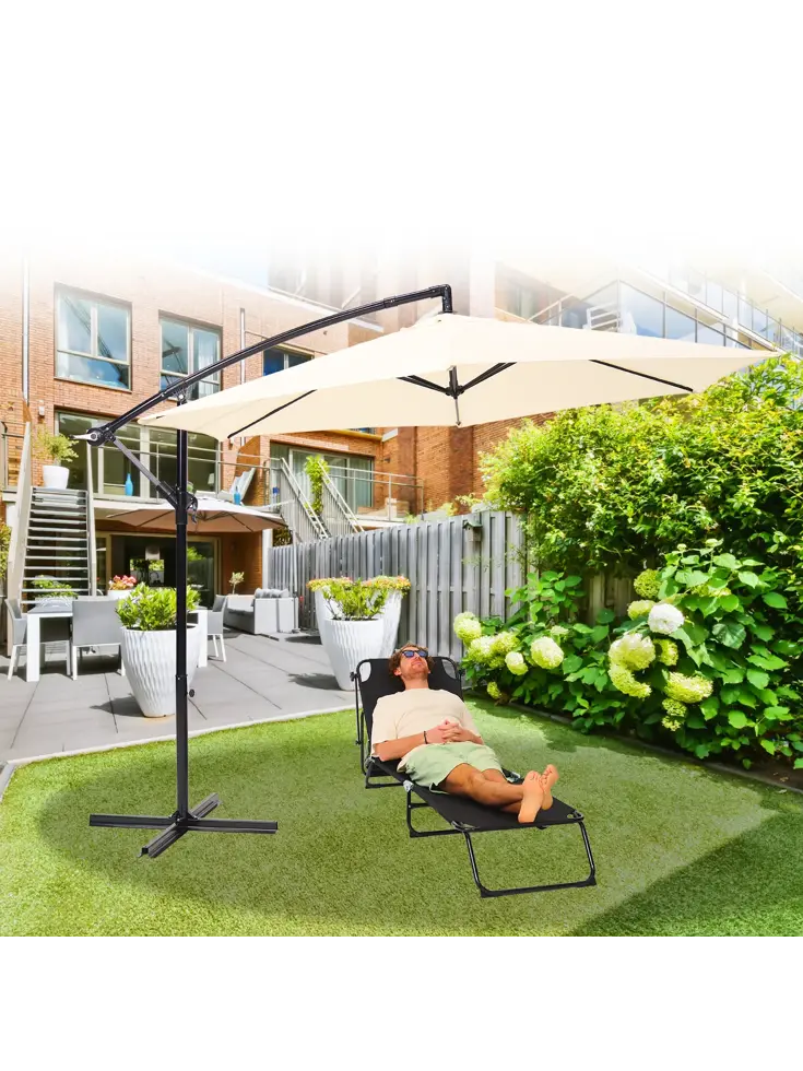 Zweefparasol - 300CM - Incl. Kruisvoet