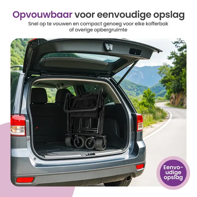 Bolderkar XXL - 150L - Opvouwbaar