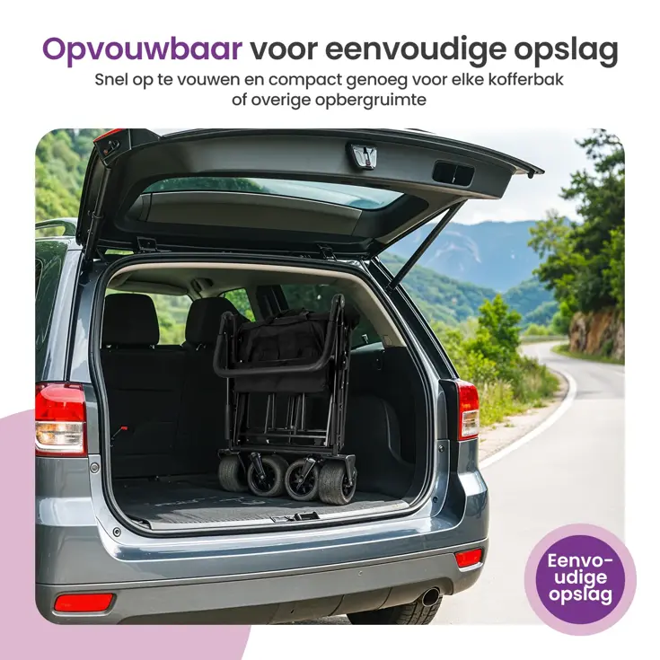 Bolderkar XXL - 150L - Opvouwbaar