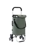 40L boodschappentrolley met trapwielen
