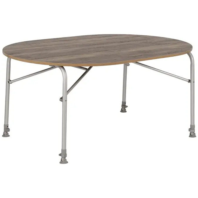 Bo-Camp Tafel Feather Ovaal 130x90 cm