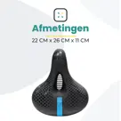 Voltano Gel Flow Fietszadel Met Uitsparing