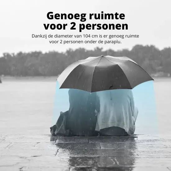 Stormparaplu - Uitschuifbaar - Inclusief hoes