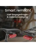 Achterlicht fiets met smart remlicht 60 Lumen