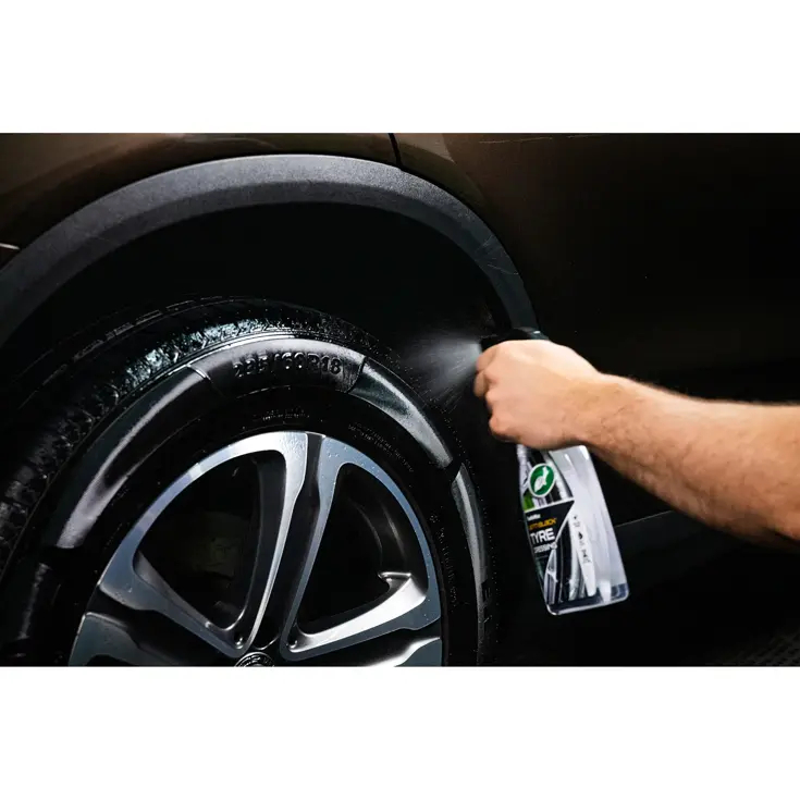 Wet 'N' Black bandencoating voor langdurige glans