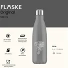 FLASKE 500 ml RVS Drinkfles