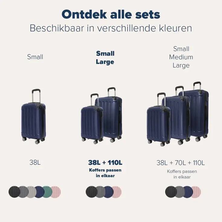 Kofferset – 2 Delig – 38L