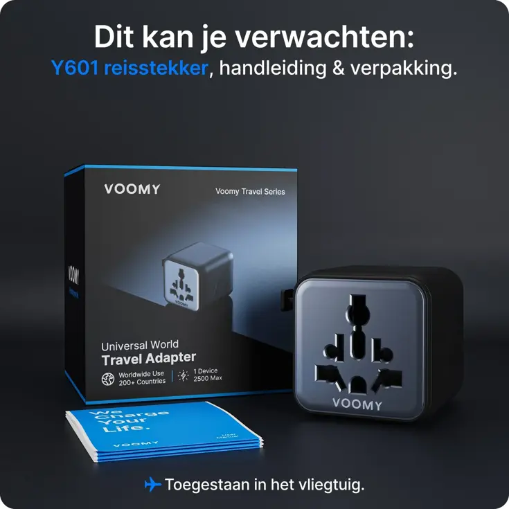 Travel Y601 - Wereldstekker - 170+ landen