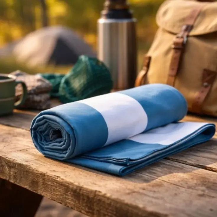 DryLite Handdoek XXL - Blauw