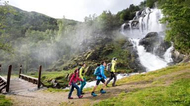 King's Road, Soknafossen waterfall, Galdane