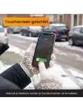 Touchscreen Handschoenen Winter - Wit