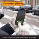 R2B Touchscreen Handschoenen Winter - Wit