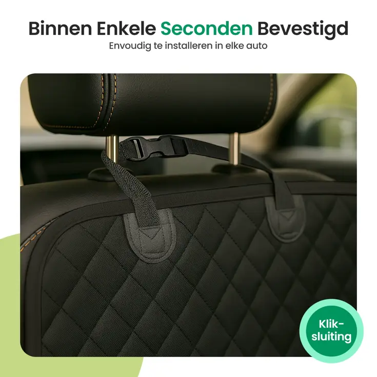 Hondendeken Auto Achterbank - Incl. Accessoires