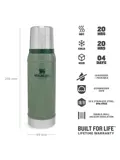 Stanley Thermosfles Groen - 750ml