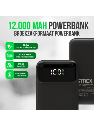 Powerbank 12.000mAh