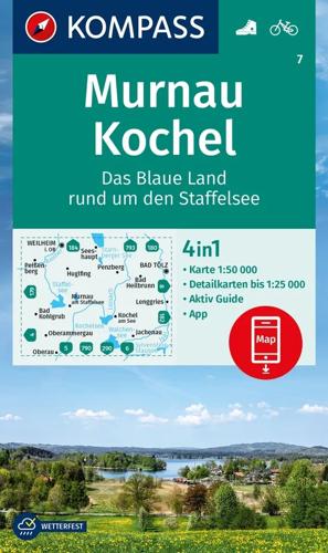 Wandelkaart WK7 Murnau - Kochel