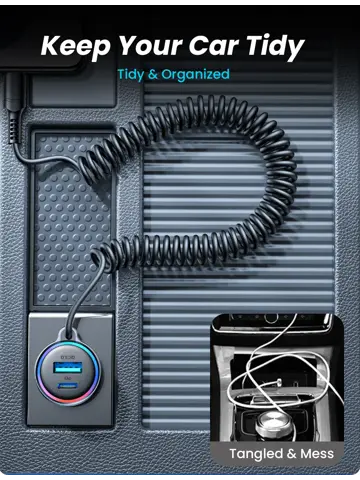 Bedrade Lightning Autolader - Zwart