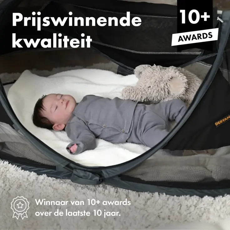 Baby luxe campingbedje - Zelfopblaasbare matras