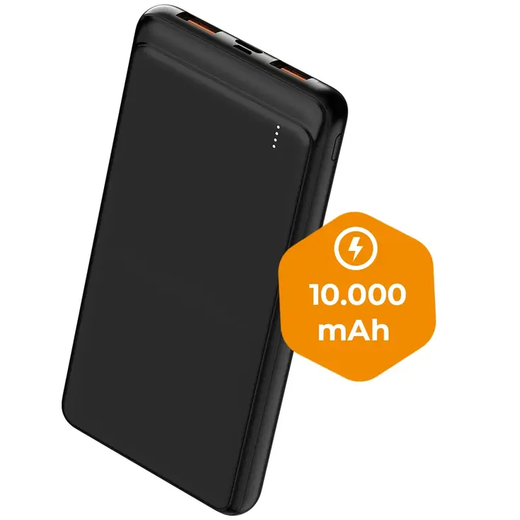 Powerbank 10.000mAh USB-C / USB-A / MicroUSB