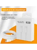 USB-C naar USB-C Kabel - 1 Meter