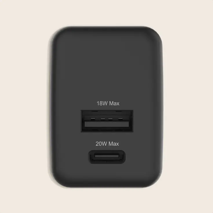Oplader USB-C & USB - 20W