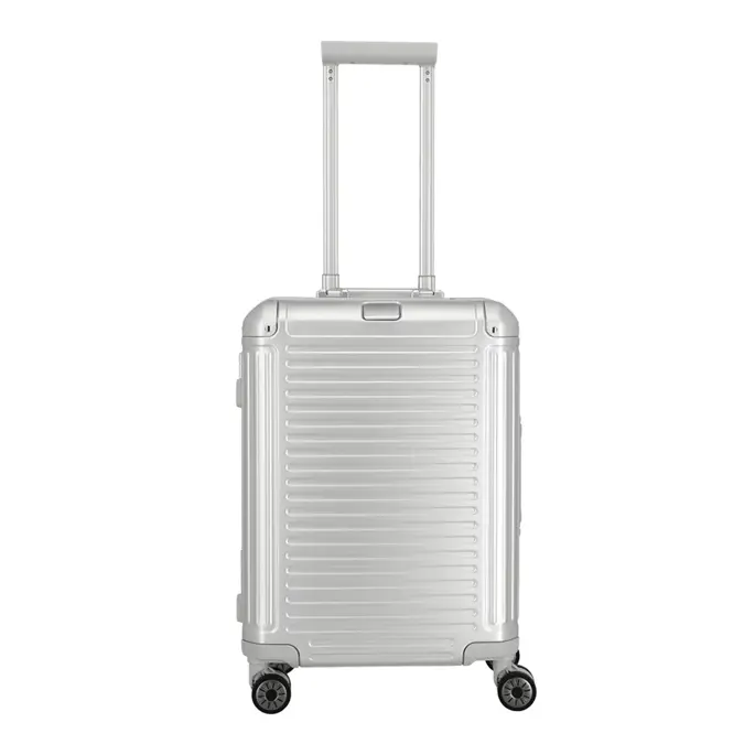 Travelite aluminium 4w trolley s Zilver