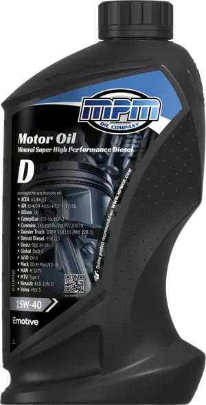 motorolie 15w40 diesel super high performance