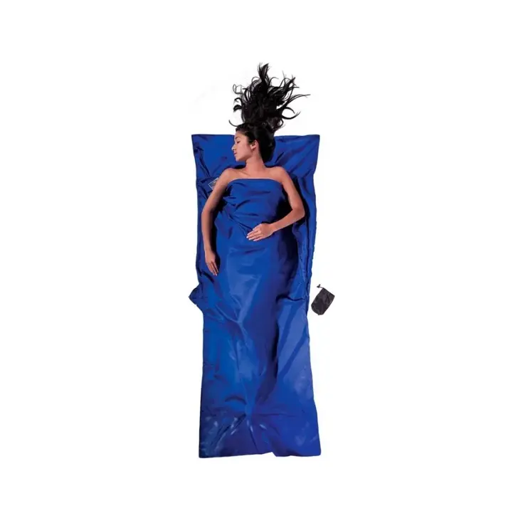 Cocoon Travelsheet XL 100 % Zijde Ultramarine Blue