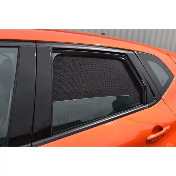 Renault Captur 5 deurs 2013 - Zonneschermen achterportieren - Car Shades