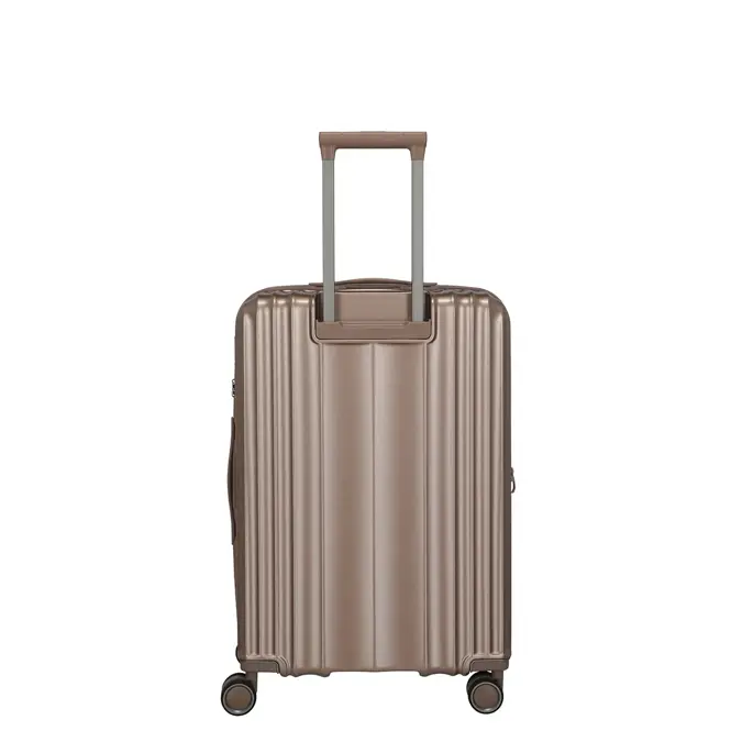 Travelite Paros 4W Trolley M cappuccino Bruin