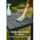 HEM Bijzettafel Zwart - Tuintafeltje 60x39x45 cm