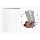 Deurgordijn - 90x220 cm Wit - Pvc - Hem