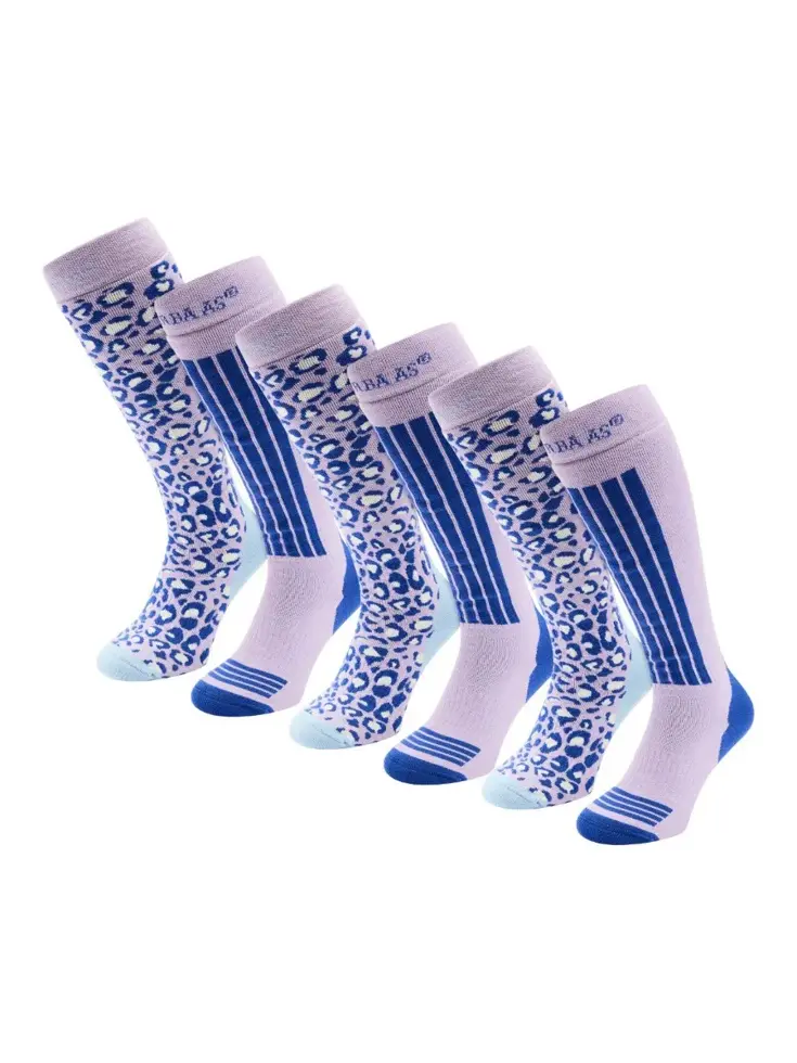 Poederbaas - 6 paar - Dames - Skisokken