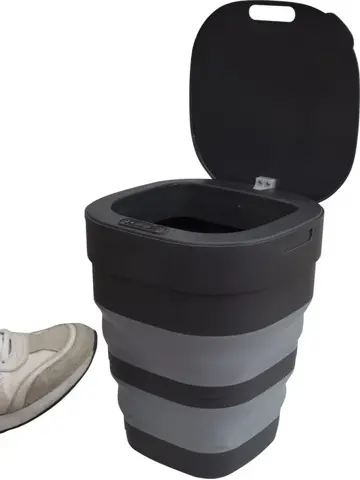 Eurotrail Opvouwbare afvalbak met sensor