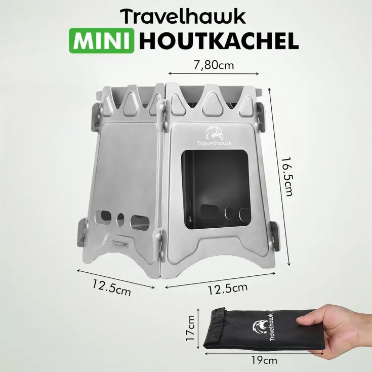 Mini Houtkachel Camping Kooktoestel