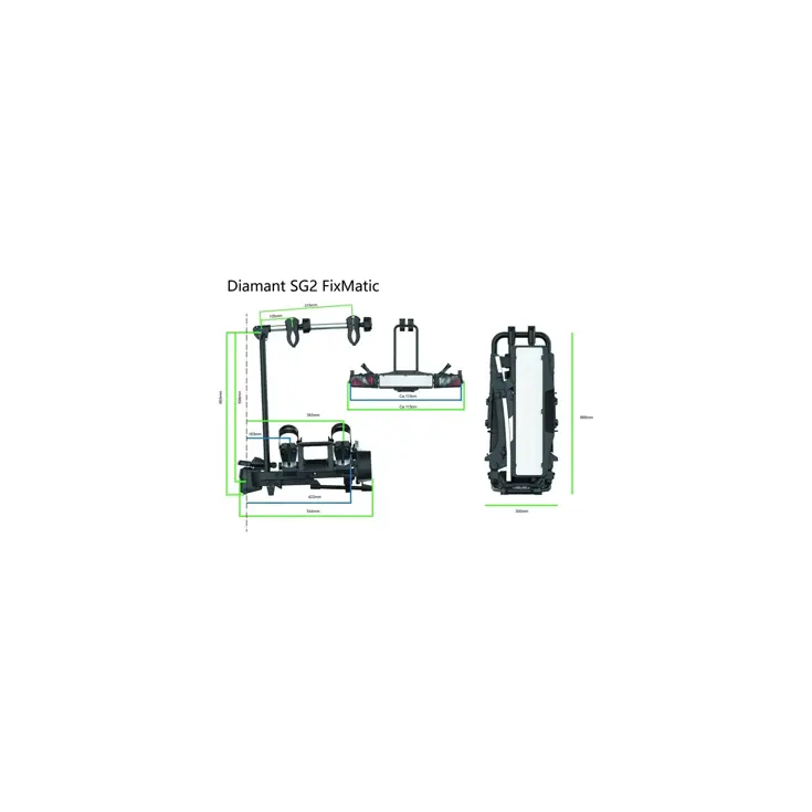 Pro-User Fietsendrager Diamant SG2 FixMatic