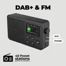 Denver DAB57 DAB+/FM Radio Wekkerfunctie
