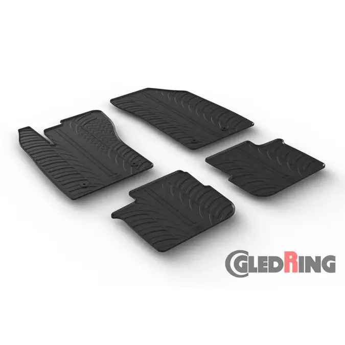 Fiat 500e 2020 - Rubbermatten - Gledring