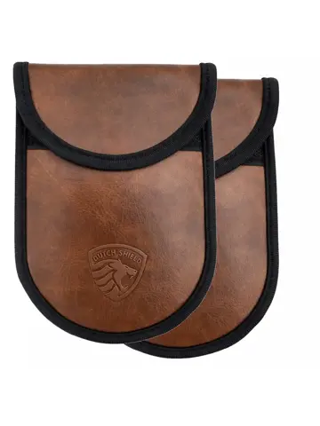 2x RFID Autosleutel hoesje - Anti-Skim bruin